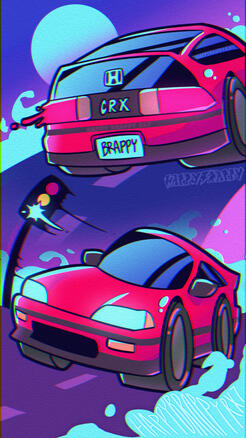 Honda CRX Mobile Wallpaper